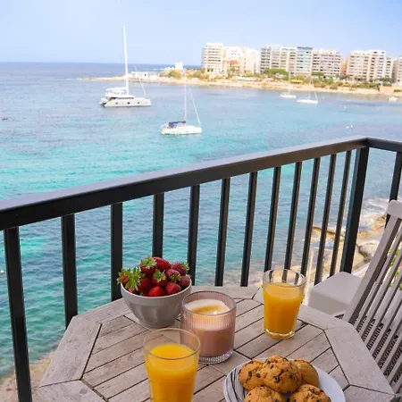 Amazing Sea Front 2 Bedroom In St Julians * St. Paul's Bay