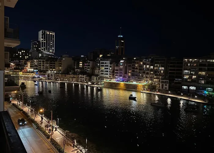 Amazing Sea Front 2 Bedroom In St Julians Apartment St. Paul's Bay